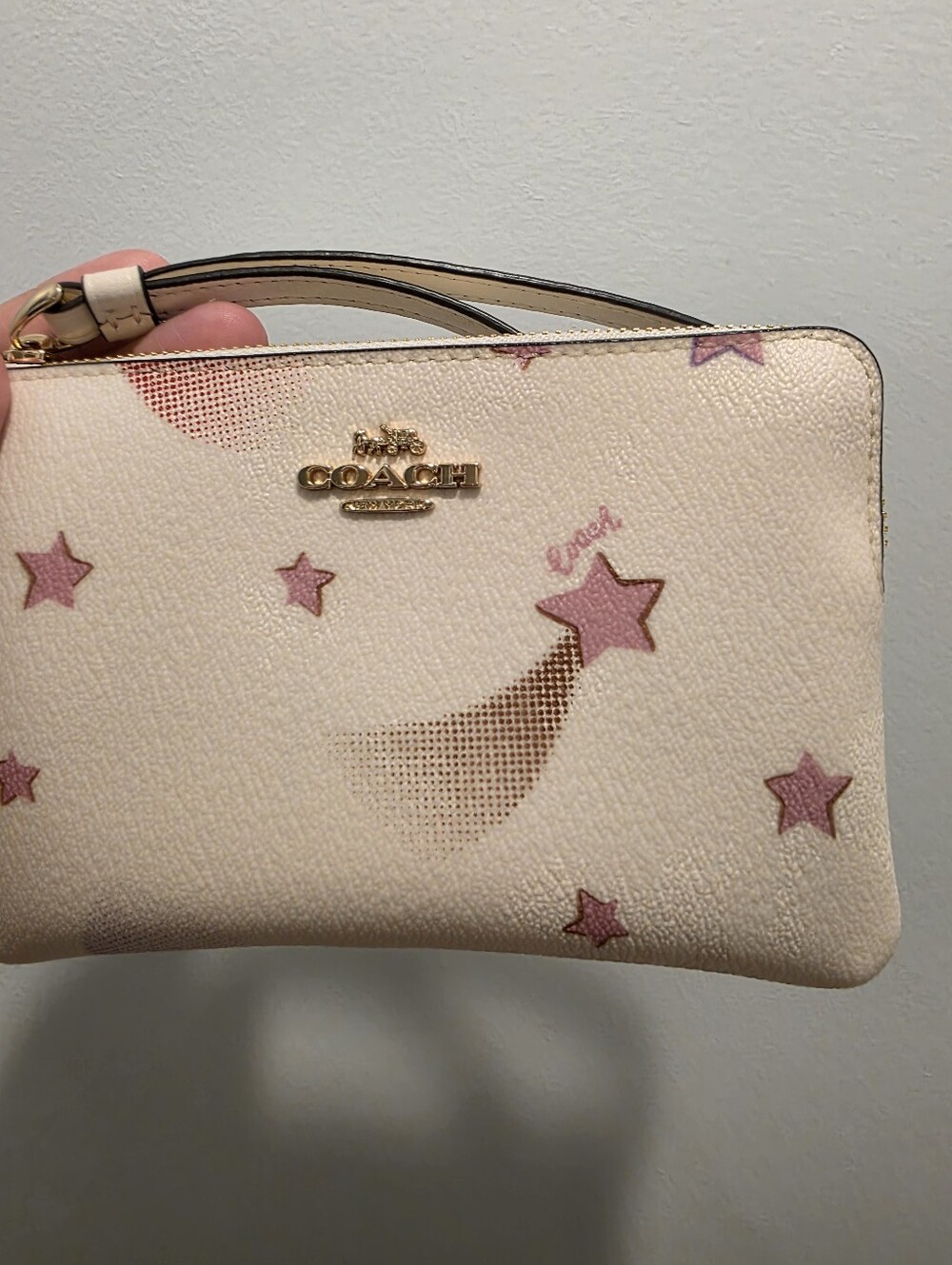 Coach Wristlet With Shooting Stars